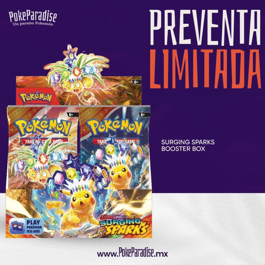 Pokémon SV08 Surging Sparks Booster Box (Preventa)