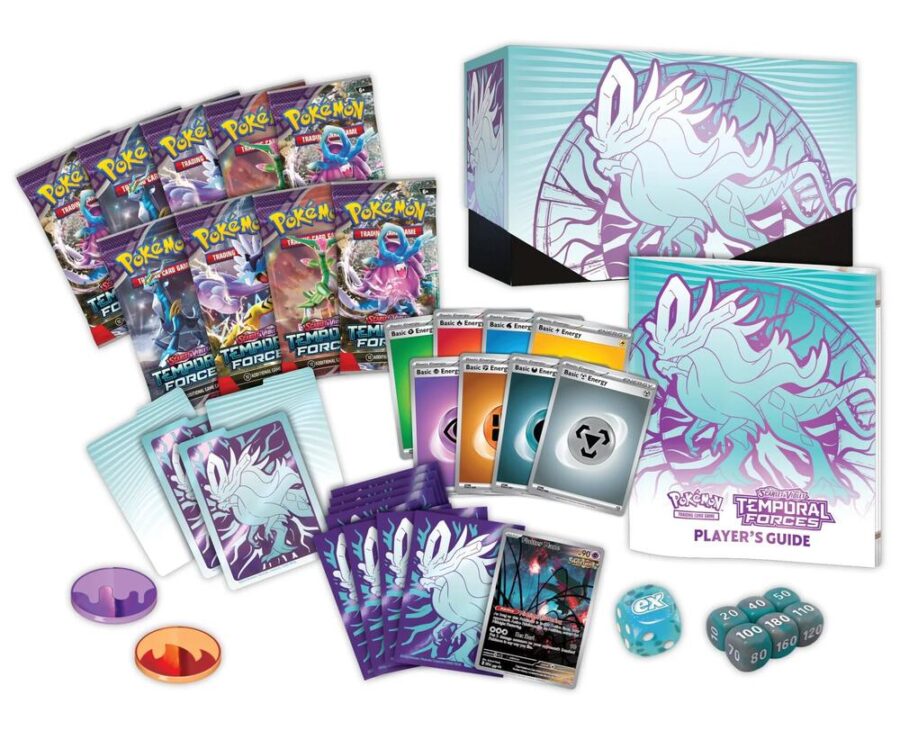 Pokémon SV05 Temporal Forces Elite Trainer Box - Walking Wake - Image 2